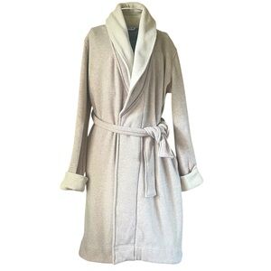 UGG Women's Duffield Oatmeal color Robe with tie belt